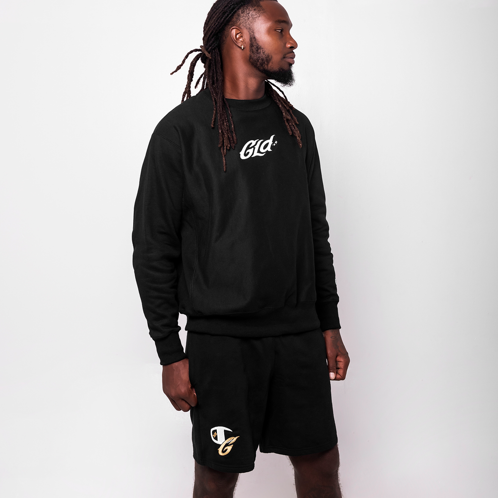 GLD X Champion Powerblend® Fleece Shorts