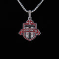Toronto FC Official MLS Logo Pendant in White Gold