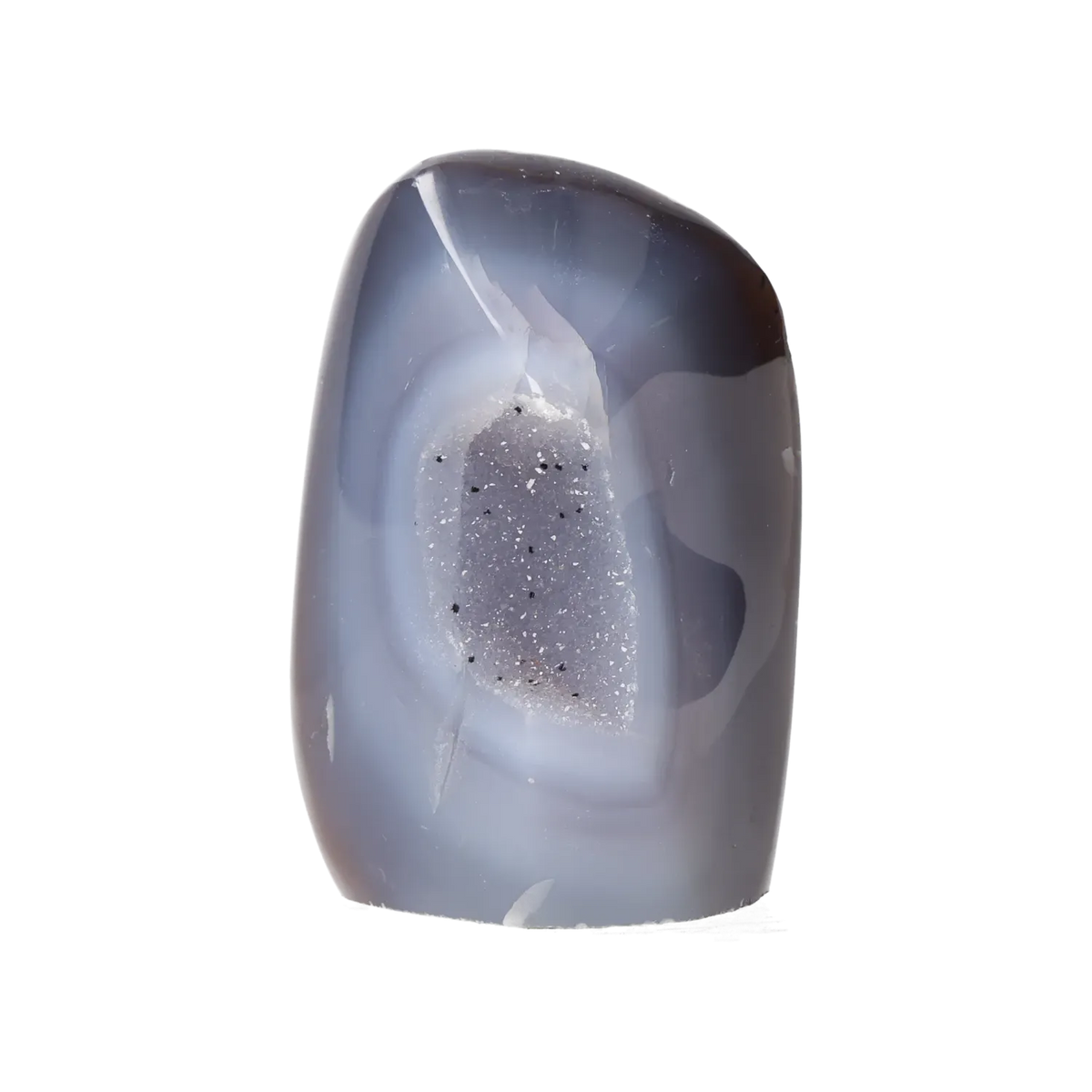 Agate Geode with Quartz Cut Base 10000395