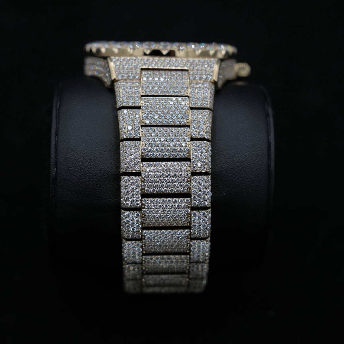 42MM Fully Iced Ruby Accent Alpha Era® in Gold