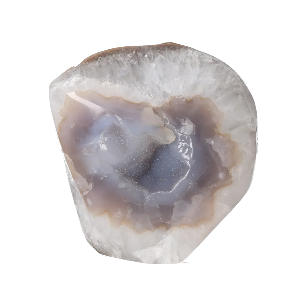 Agate Geode with Quartz Cut Base 10000428