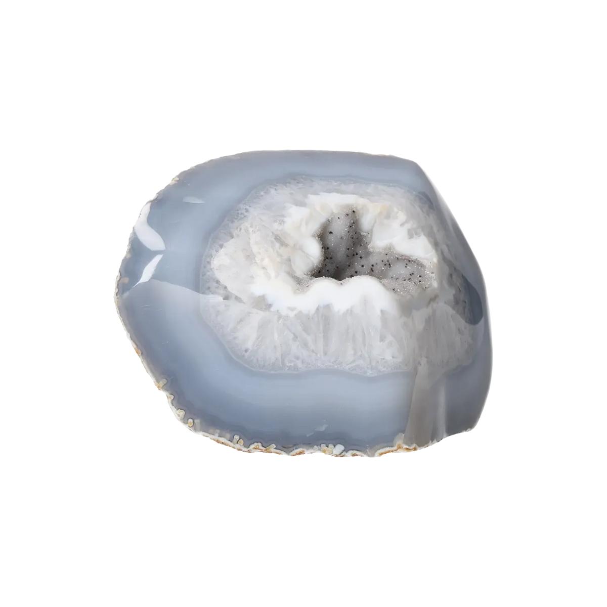 Agate Geode with Quartz Cut Base 10000423